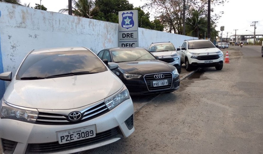 Polícia Civil prende duas pessoas por golpe da venda de carros alugados em Alagoas