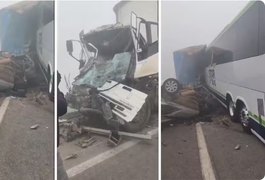 Acidente envolvendo ao menos 14 veículos deixa um morto e sete feridos na BR-262, em MG