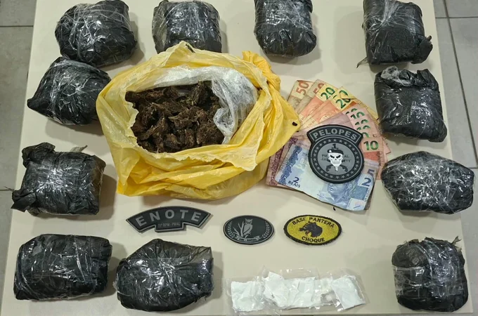 Polícia Militar prende três pessoas por tráfico e apreende drogas no interior de Alagoas