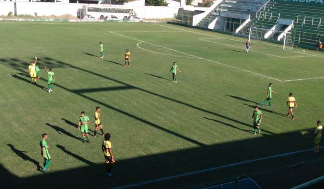 Coruripe vence pela quinta vez consecutiva e avança para segunda fase do Alagoano Sub-20