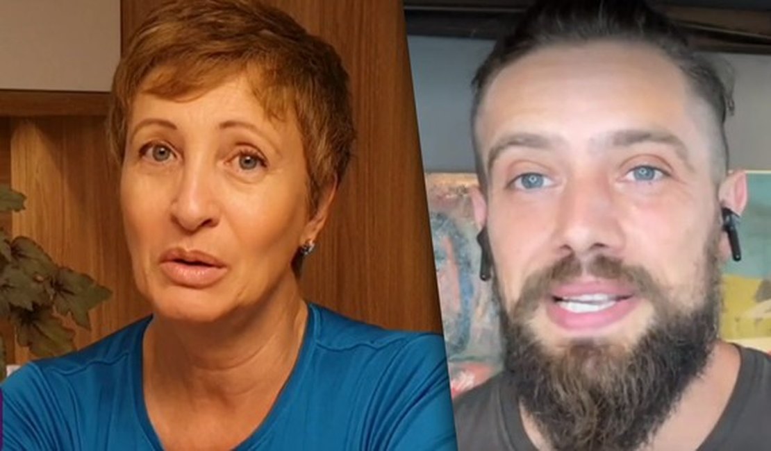 Rafael Cardoso se emociona com recado da sogra, Sônia Bridi