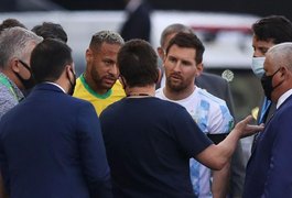 Após jogadores descumprirem protocolo sanitário, partida entre Brasil e Argentina é encerrada
