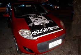 Pelopes recupera carro e moto roubados, no bairro Manoel Teles, em Arapiraca