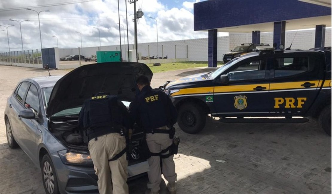 Após alugar carro em Recife há quase 1 ano e não devolver, motorista é preso na BR-101, em Rio Largo