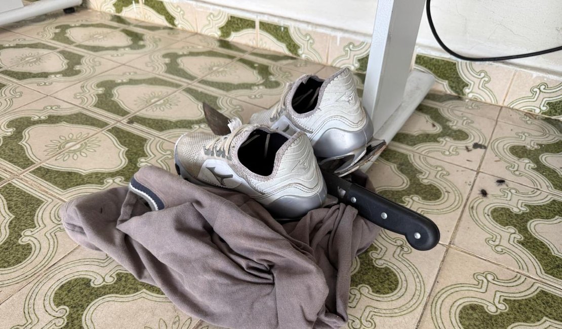 Vídeo. Suspeito de assaltos a lojas é preso em Arapiraca após ação conjunta do Pelopes e Rocam