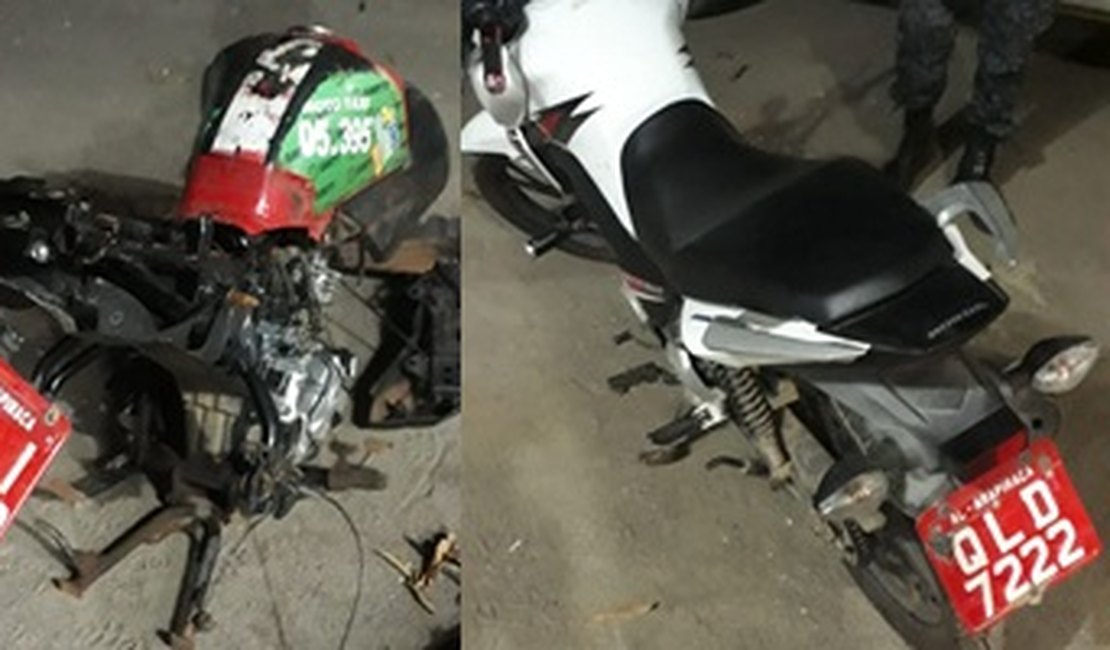Motos roubadas são localizadas em desmanche, em Arapiraca