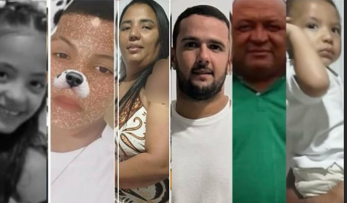 Quem eram as seis vítimas fatais de acidente entre dois carros na AL-220, em Piranhas