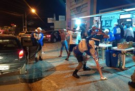 Operação da Lei Seca em Arapiraca prende uma pessoa por embriaguez e autua 100