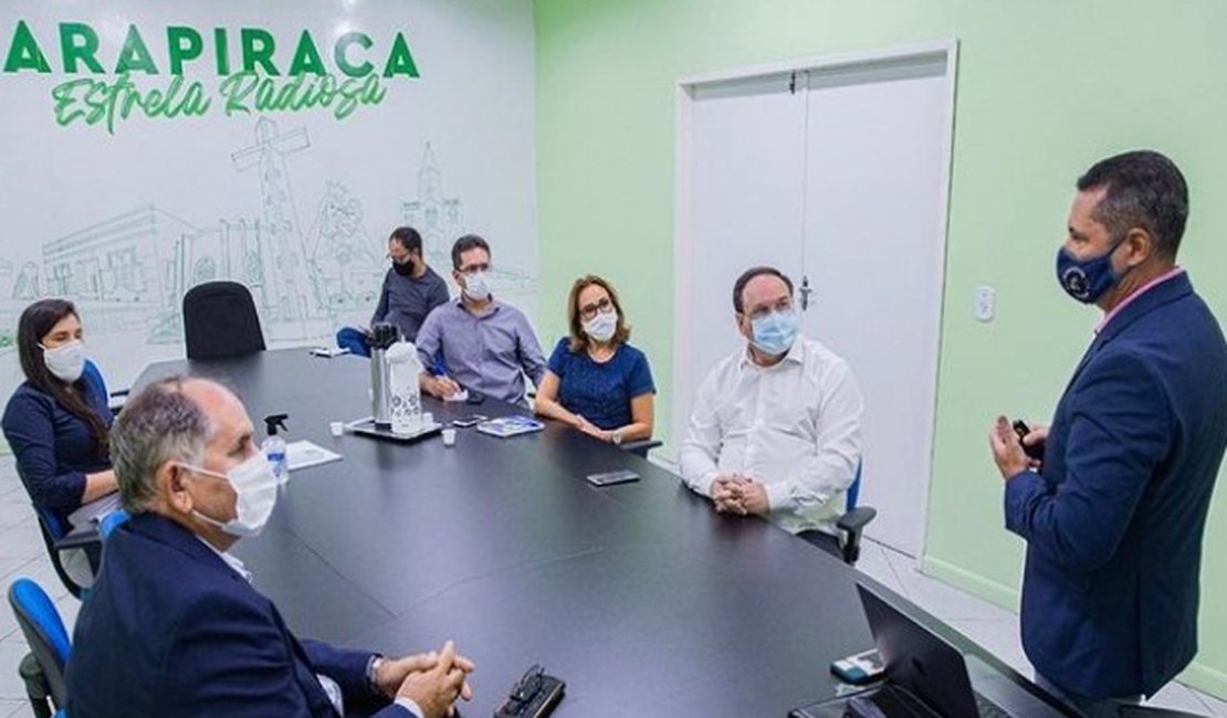 Luciano Barbosa e Coronel Bolivar avaliam implantação de guarda municipal em Arapiraca