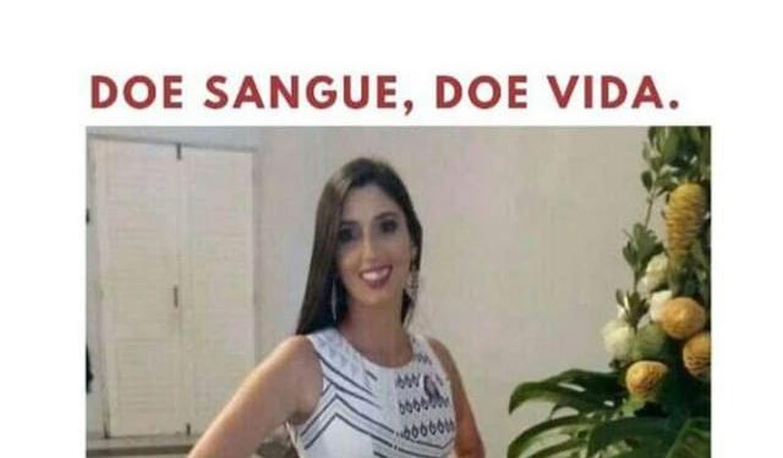 Urgente: servidora pública do Agreste necessita de doação sanguínea