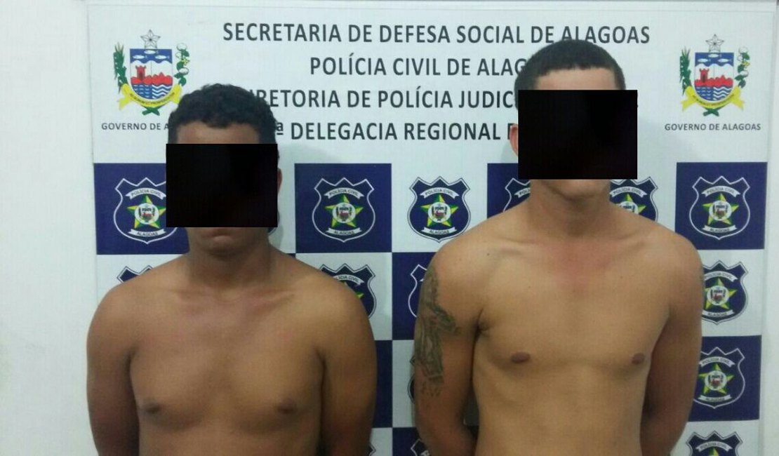 Quatro jovens envolvidos em furto de motocicleta são detidos em Arapiraca