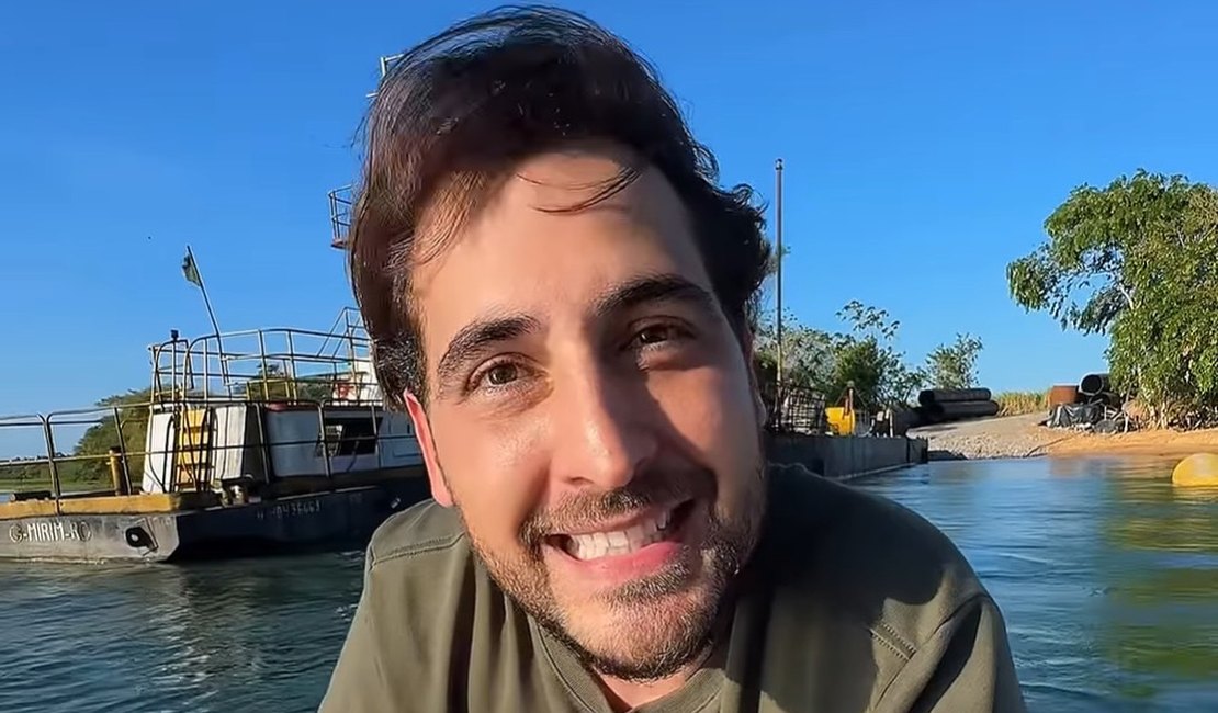 Guilherme Lopes acompanha obras da Ponte Penedo–Neópolis, a maior existente do estado