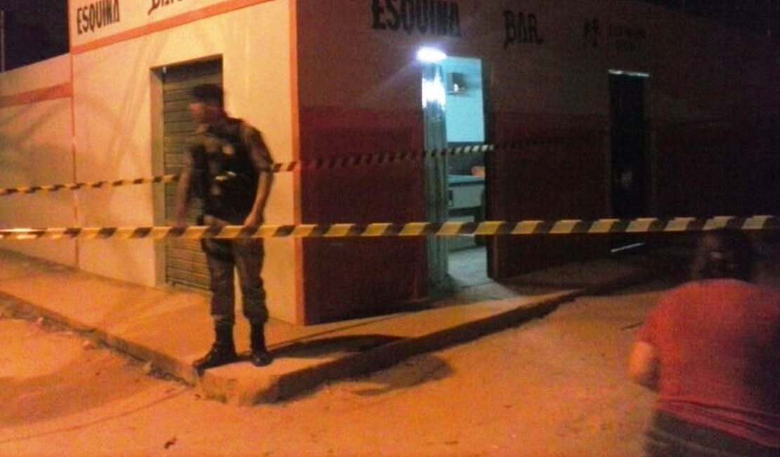 Um morto e três feridos após atentado em bar de Arapiraca