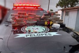 Dupla é presa com 12 quilos de drogas trazidas do MT para Alagoas