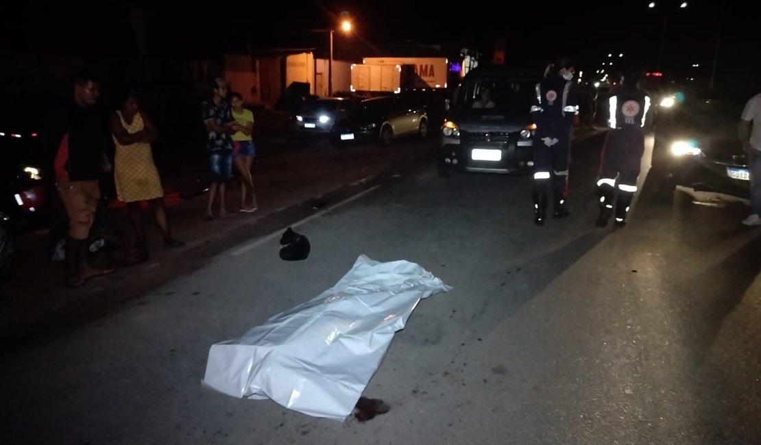 Vídeo. Homem morre atropelado após atravessar rodovia AL-220, em Arapiraca