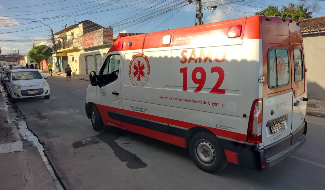 Colisão envolve cinquentinhas e deixa dois feridos no bairro Brasília, em Arapiraca