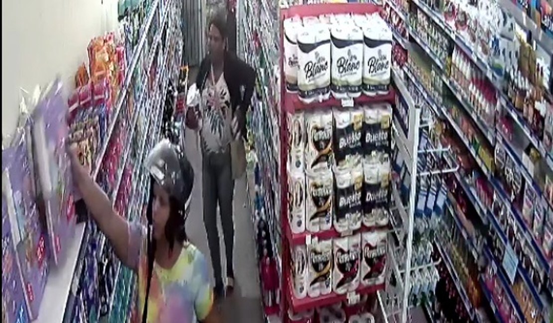 Vídeo. Mulheres são flagradas furtando produtos de cabelo, em Arapiraca