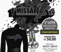 3º BPM abre inscrições para corrida da 1ª Missão Guardiões do Agreste