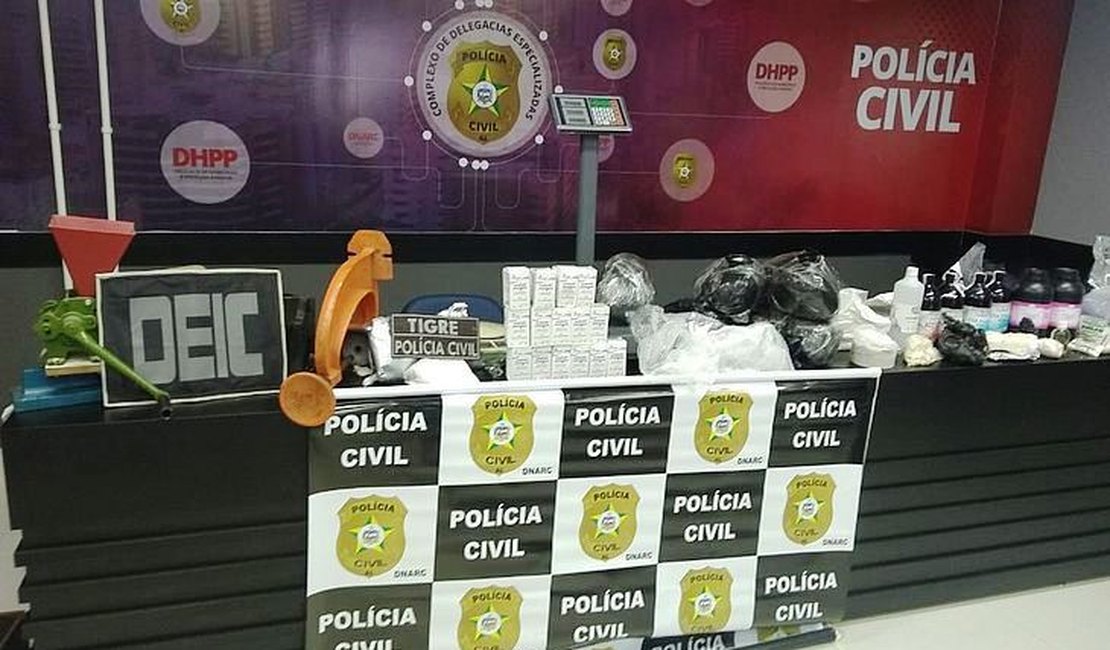 Polícia Civil estoura laboratório de refino de cocaína na zona rural de São Sebastião