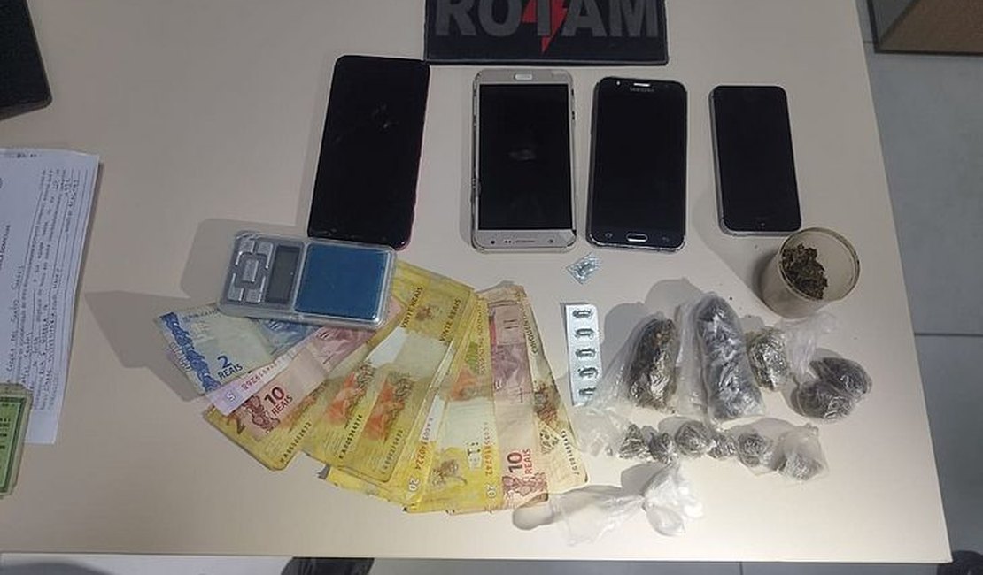 Polícia encontra drogas em residência e resgata bebê e criança de 11 anos, em Alagoas