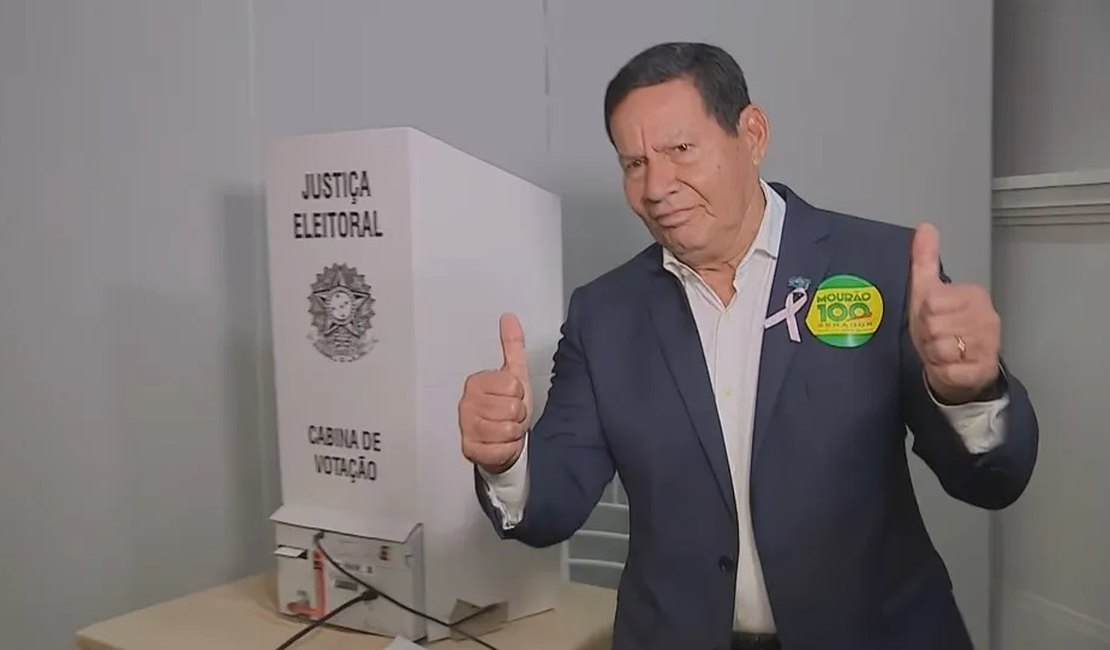 Hamilton Mourão (Republicanos) é eleito senador pelo Rio Grande do Sul