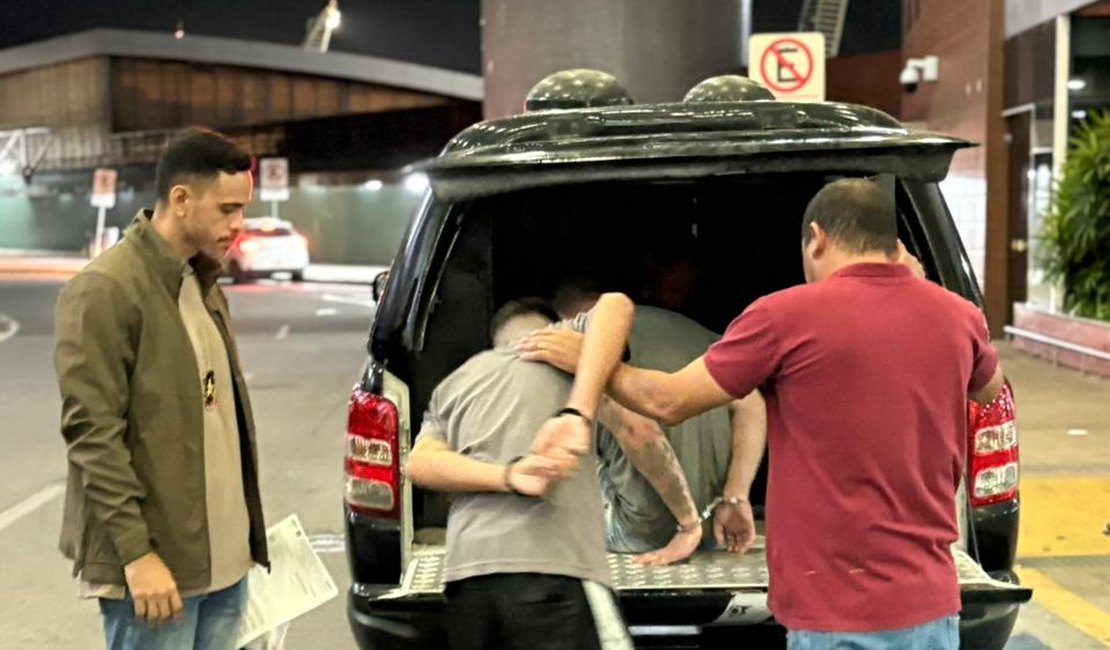 Quadrilha do RS, suspeita de aplicar golpes do bilhete premiado, é presa no aeroporto de Maceió