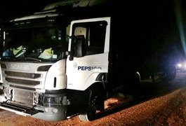 Guarda Civil recupera caminhão roubado na BR 101 em Teotônio Vilela