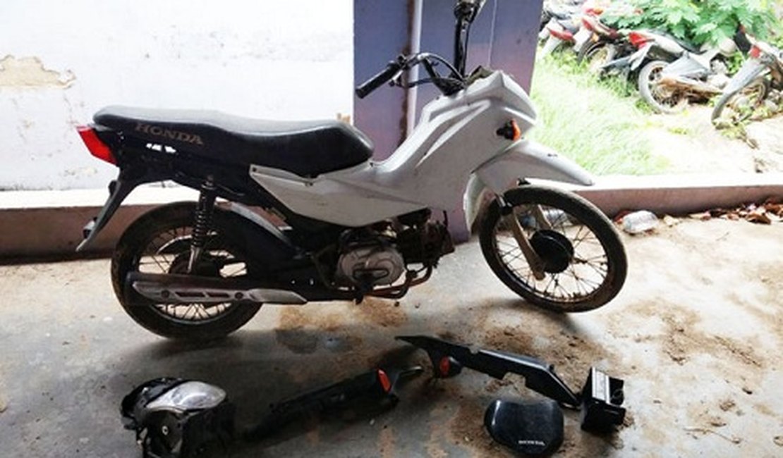 Polícia Civil e GM recuperam moto furtada em Traipu