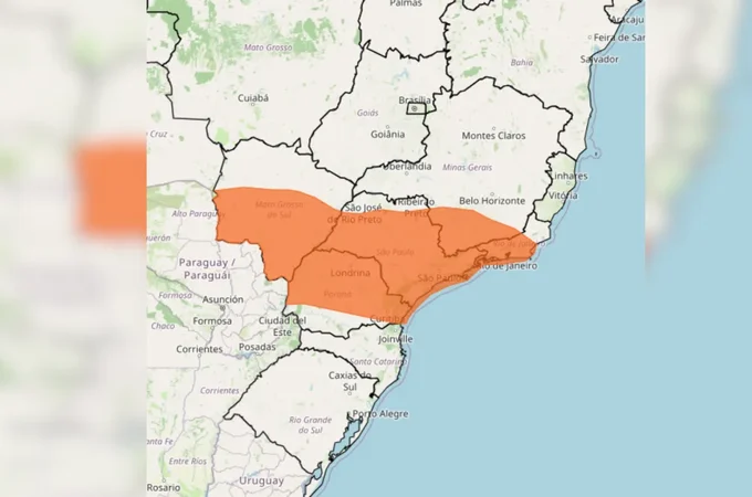 Cinco estados podem ter tempestades, granizo e ventos de até 100 km/h neste domingo, dia de eleição