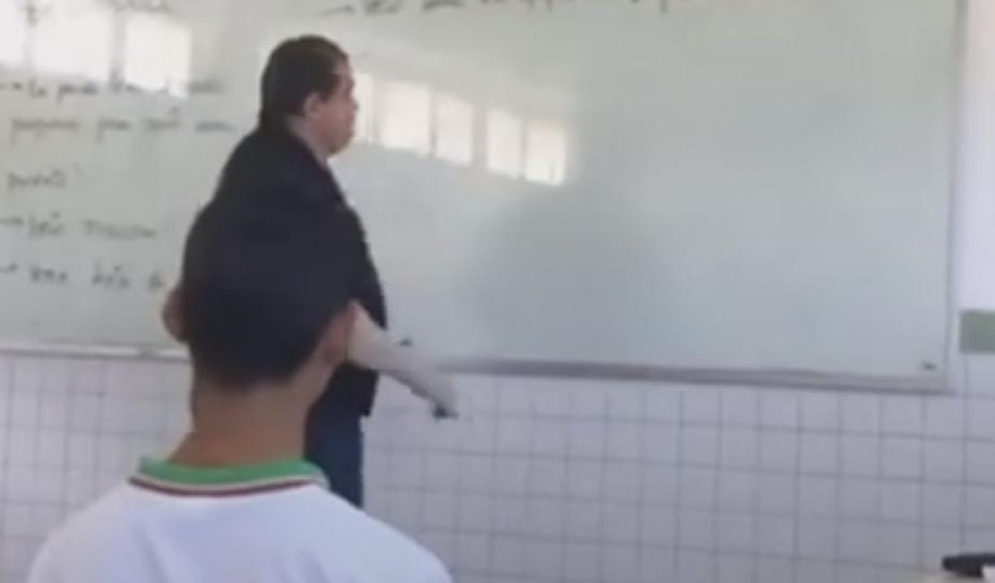 VÍDEO: Professor do Ifal de Maragogi dá aula em silêncio para não acordar bebê de aluna