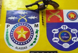 Rocam prende jovem com arma de fogo no município de Campo Alegre