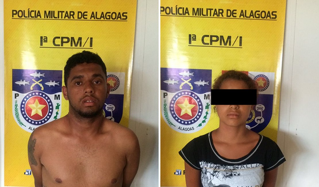 Suspeitos de tráfico de drogas são detidos pela PM em São Miguel dos Campos