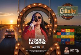 Arapiraca será palco do show de Priscila Carolynne; artista chegará em seu clássico Chevette no Tito's Bar