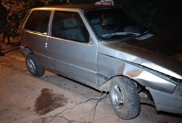 Vídeo. Condutor perde o controle de veículo e capota em trecho da AL-485, em Feira Grande