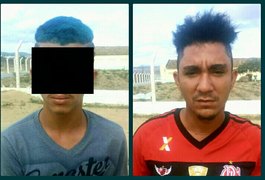 Jovens tentam fugir com veículo roubado e são detidos pela polícia de Arapiraca