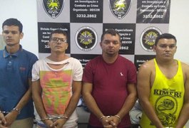 DEIC/AL participa de operação da DEICOR/RN que prendeu bando especializado em roubos a banco