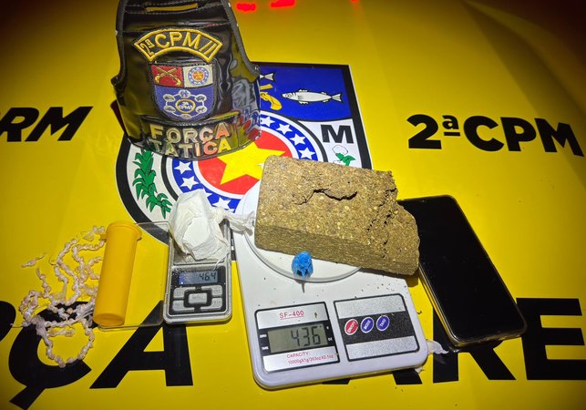 Força Tática da 2ª Cia Prende Homem por Tráfico de Drogas em Ipioca