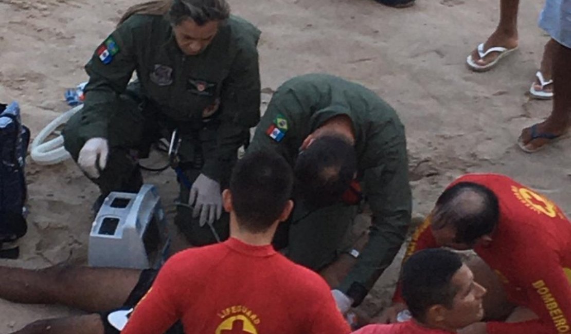 Homem morre afogado ﻿Praia do Francês, em Marechal Deodoro