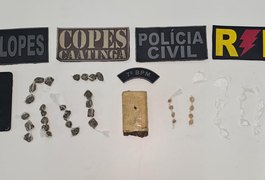 Operação prende suspeito de tráfico e cumpre mandados de busca em Santana do Ipanema