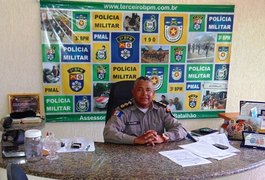 Comandante do 3° BPM afirma que não existe denúncia oficial de “palhaços do crime” em Arapiraca