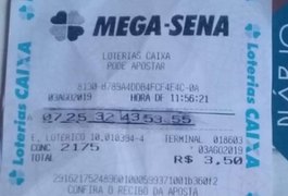 Jovem é detida após tentar retirar prêmio da Mega-Sena com bilhete falsificado