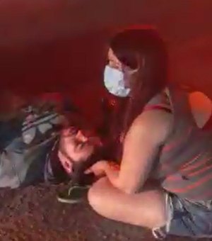 Vídeo. Socorrista de folga socorre vítima de acidente na AL 220, em Arapiraca