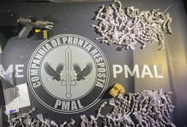 Homem é preso com arma de fogo e drogas após denúncia no Centro de Colônia Leopoldina