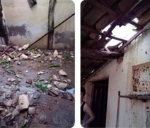 Estudante da Ufal Arapiraca pede ajuda para reconstruir casa da família no Ceará; imóvel foi destruído após fortes chuvas
