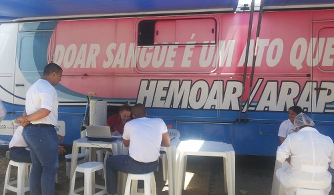 Alunos do Curso de Formação de Praças da Polícia Militar de Alagoas doam sangue no 3º BPM