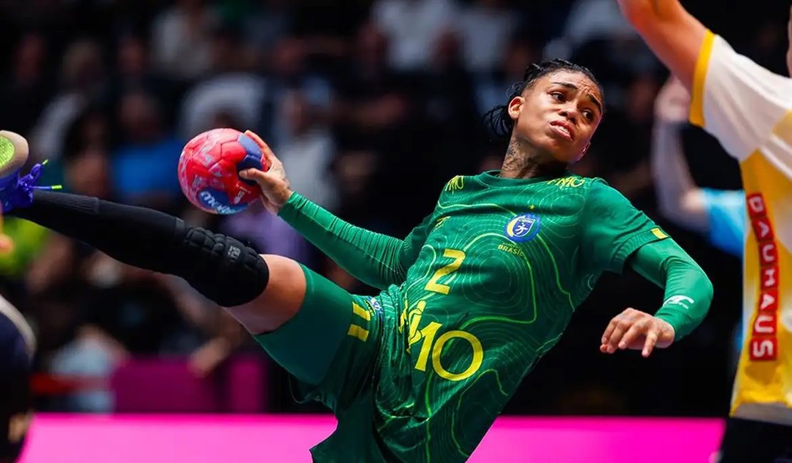 Brasil fecha 1ª fase do Mundial de Handebol com 100% de aproveitamento