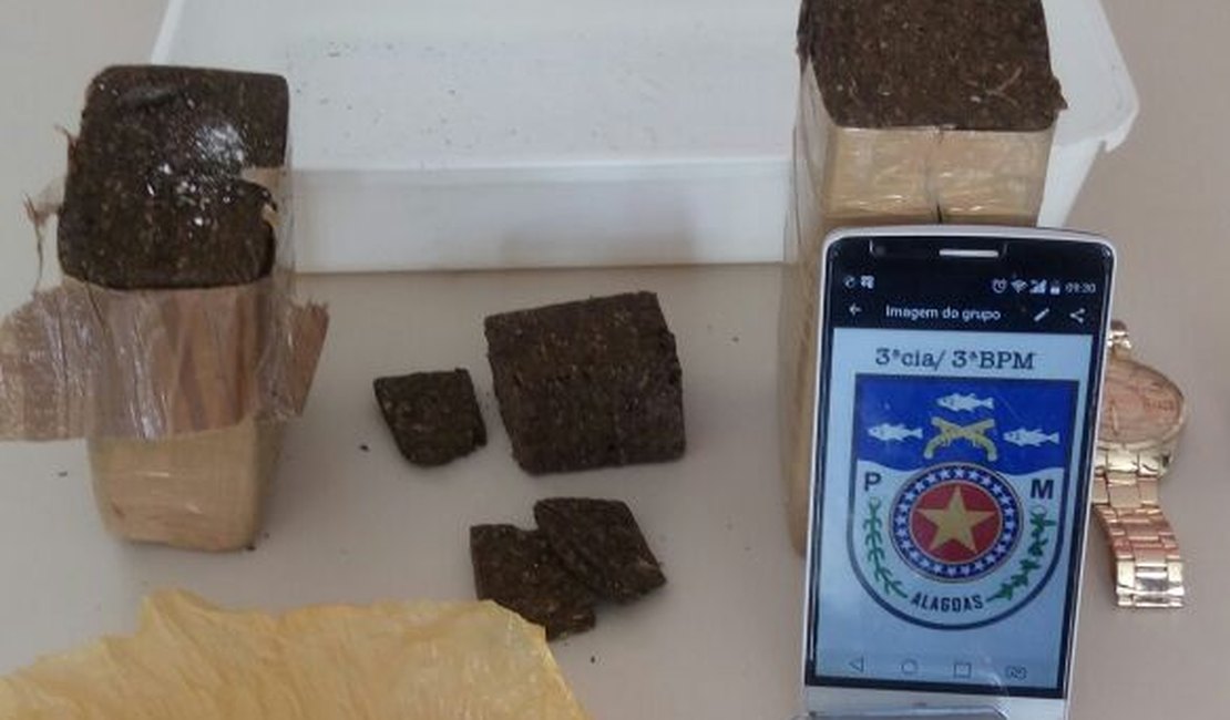 Militares estouram boca de fumo e apreendem drogas em Girau do Ponciano