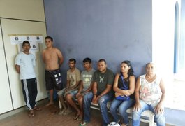 Operação policial prende seis suspeitos de crimes em Arapiraca