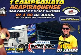 Associação promove 1º Campeonato Arapiraquense de Som, Carros e Motos Tunados