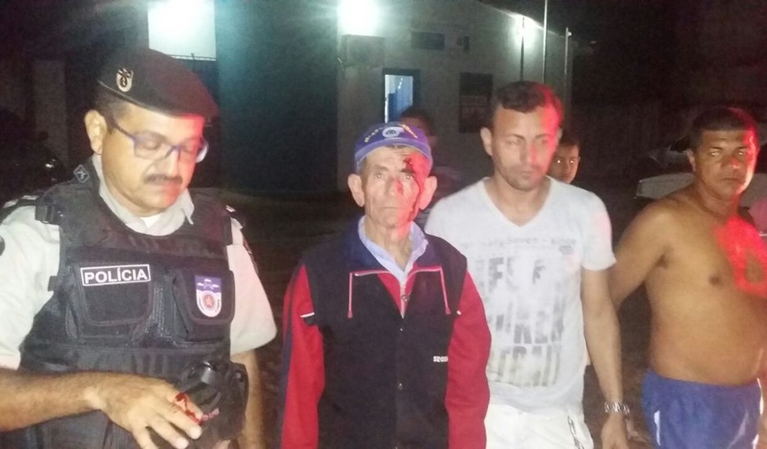 PM e mais seis são feridos por homem transtornado em Rio Largo